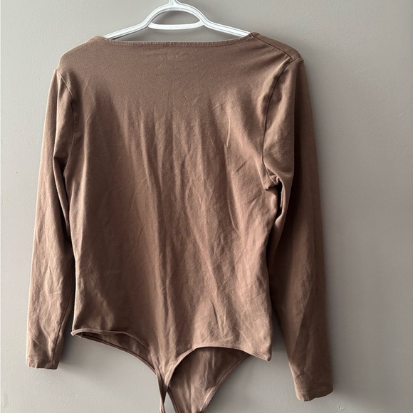 Brown Long Sleeve Abercrombie Bodysuit - Picture 2 of 3